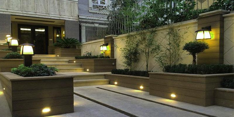 محوطه سازی ویلا لاکچری