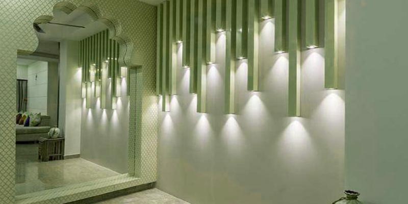 نحوه نصب ریسه شلنگی در نمای ساختمان