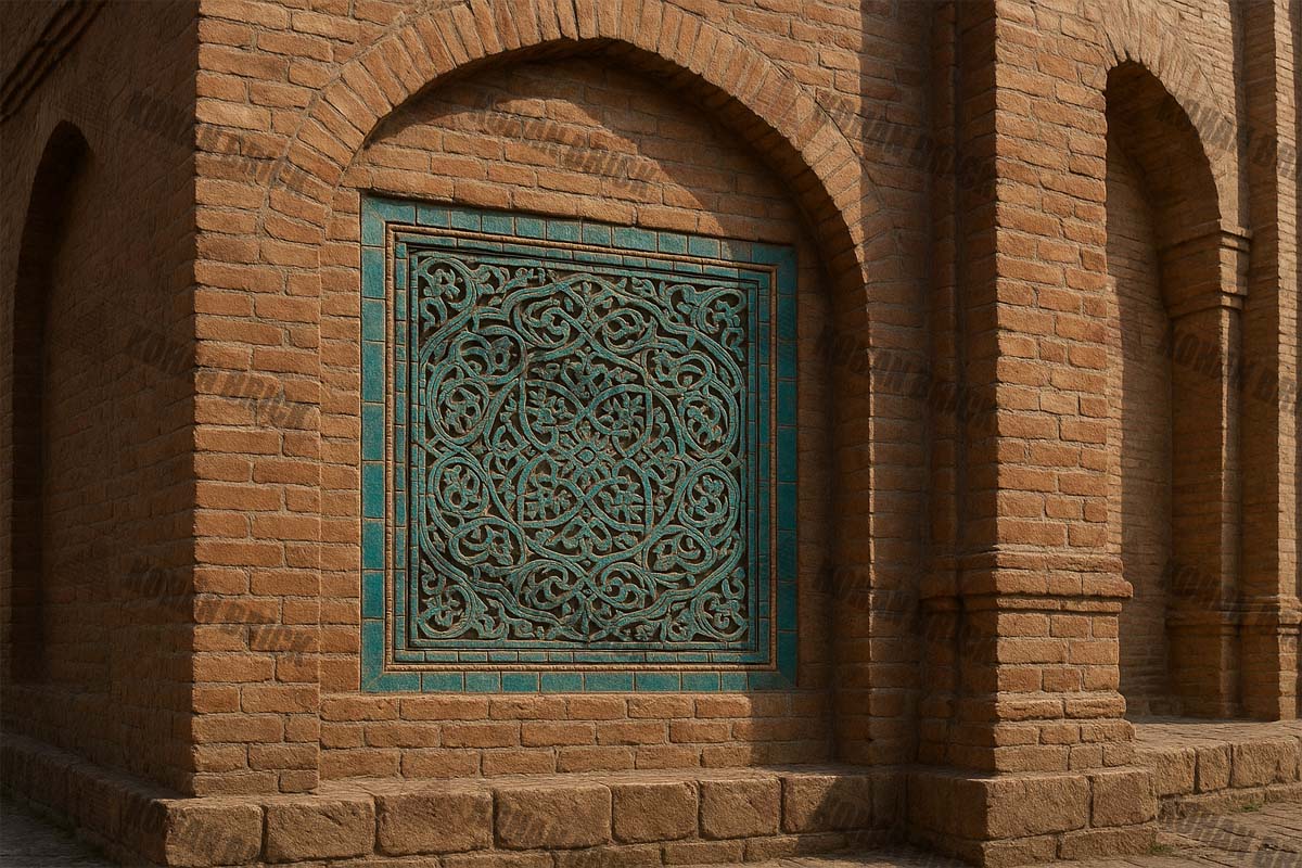 آجر مهری در معماری سنتی